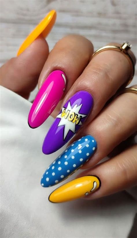 pop art nails|pop art nail decals.